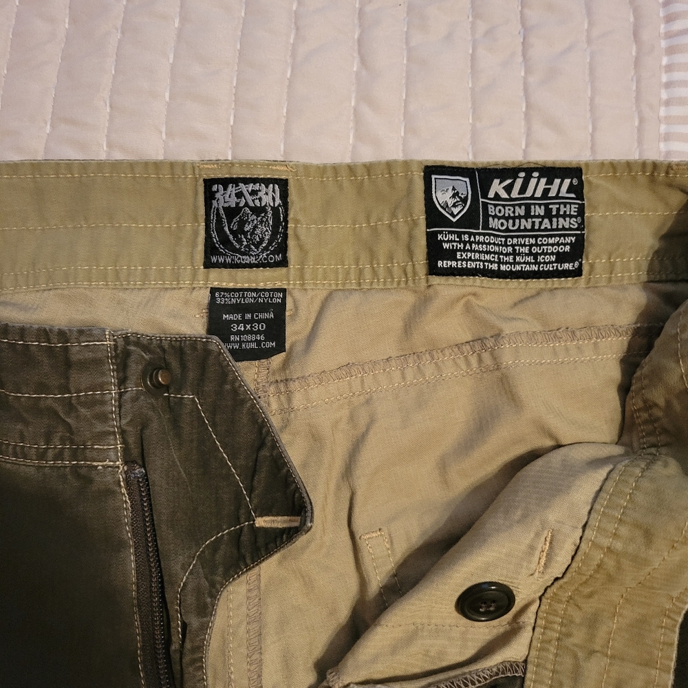 Kühl Men's Outdoor Pants - Olive and Khaki